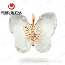 butterfly pendant 18k gold women necklace pendant
